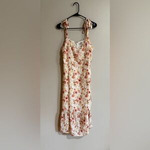 Not for sale- Abercrombie & Fitch Floral Tie Sleeve Dress Size Large